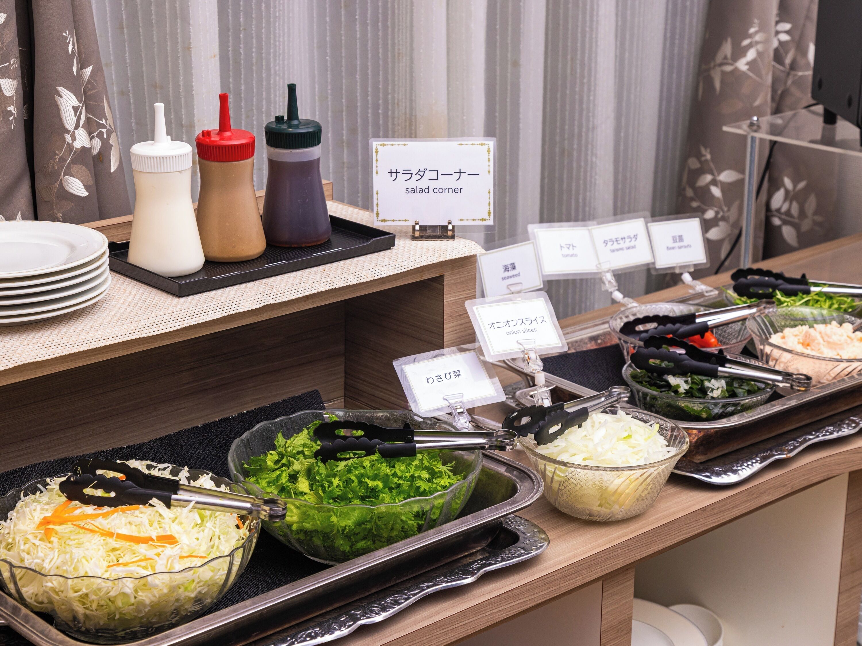 Daily self-serve breakfast for a fee