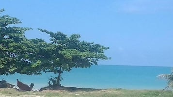 On the beach