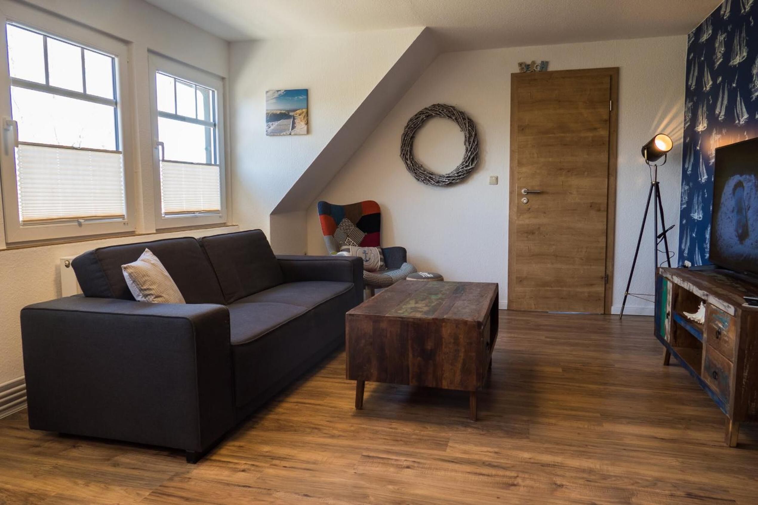 suite, 1 bedroom, beachfront | living room | 32-inch flat-screen tv with satellite channels, tv