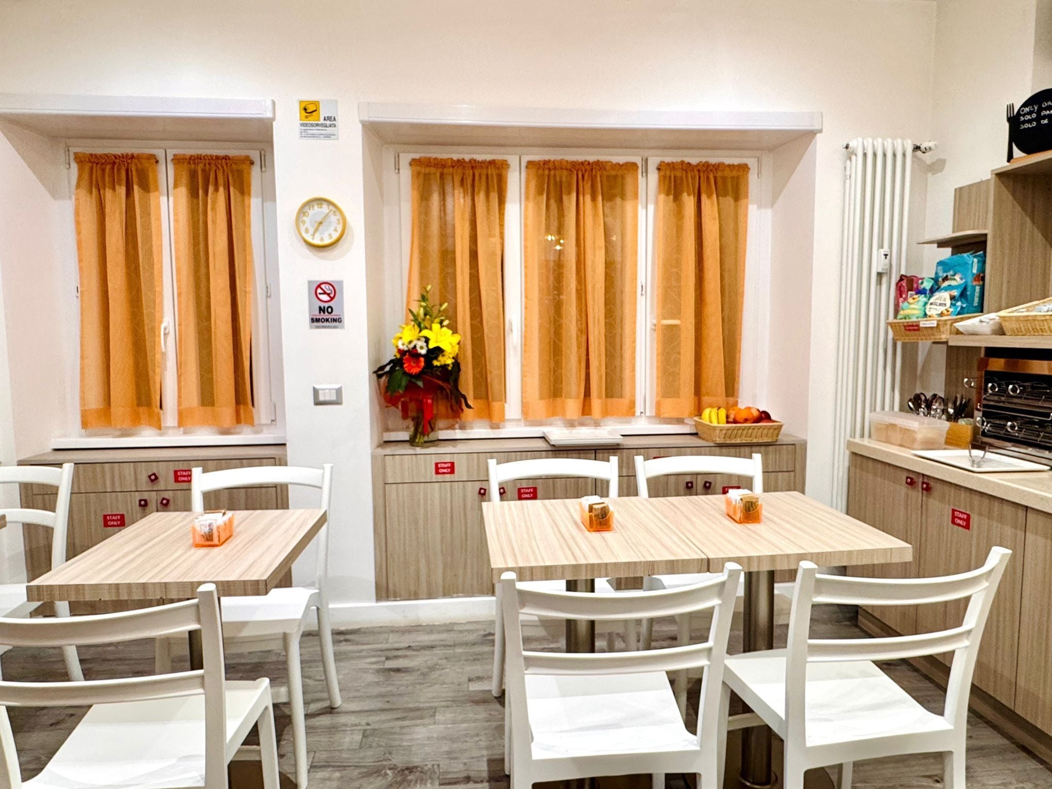 Daily buffet breakfast (EUR 5 per person)