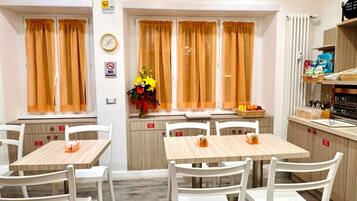 Daily buffet breakfast (EUR 5 per person)