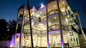 Front of property - evening/night