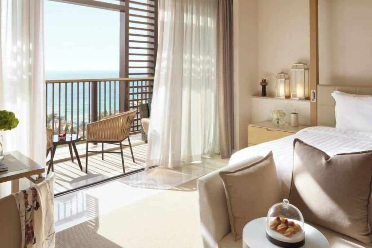 1 slaapkamer, luxe beddengoed, een minibar, een kluis op de kamer