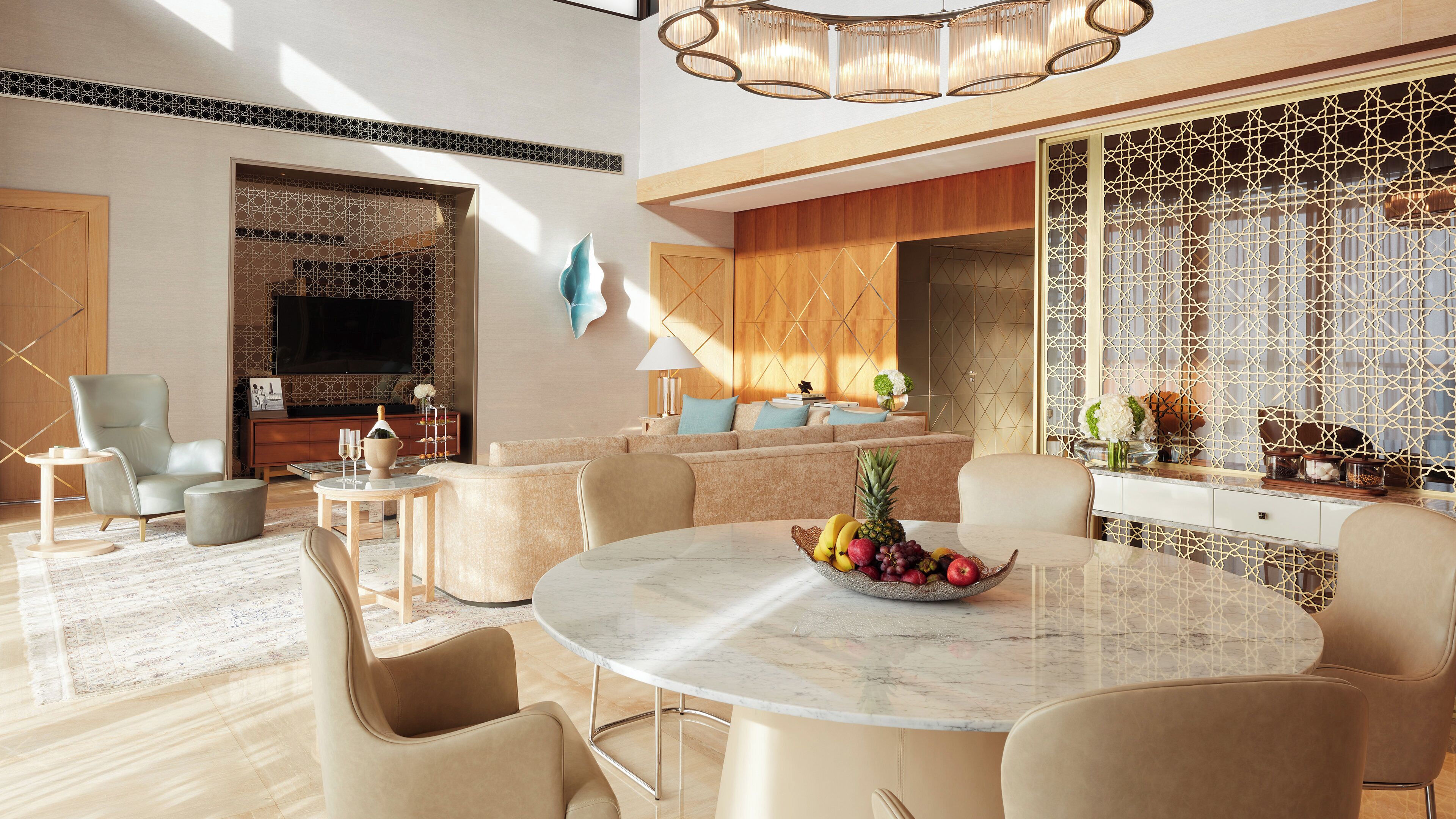Presidential Suite, 2 Bedrooms | Dining room