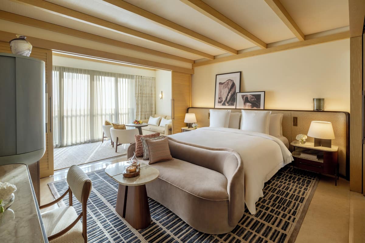 Deluxe-rum (Ocean Club) | 1 sovrum, sängtillbehör av högsta kvalitet och minibar