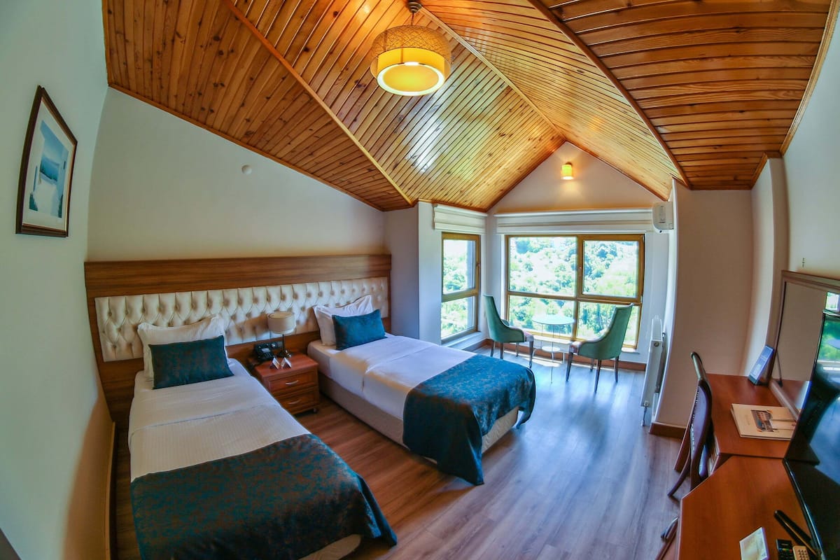 standard twin room, mountain view | 2 bedrooms, premium bedding, minibar, in-room safe