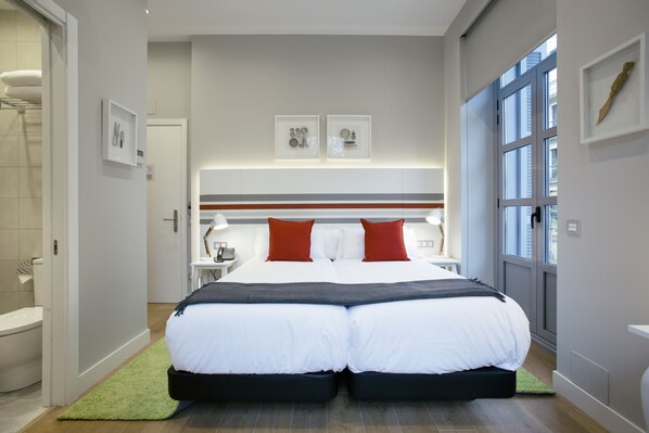 Exterior Balcony double or twin room