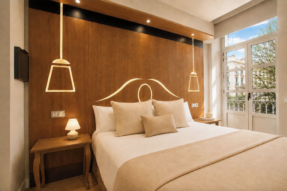 Chambre Extérieure Balcon (double ou 2 lits Jumeaux)