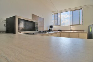 Apartment, 3 Bedrooms (SMR258A) | Private kitchenette | Fridge, microwave, stovetop, dishwasher - Apartamentos Soho Basic - Con Balcon Smr255a (Santa Marta)