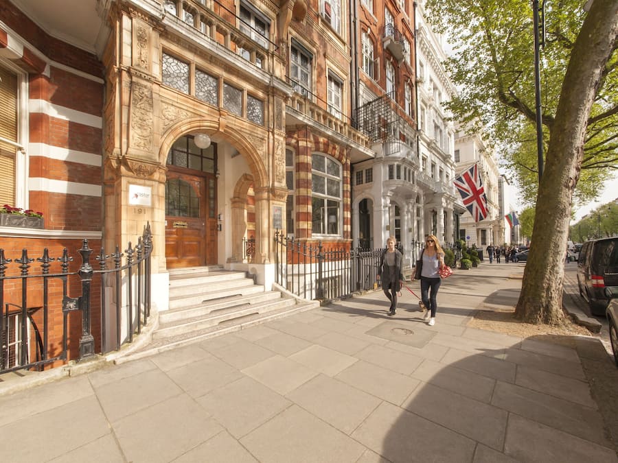 Fassade der Unterkunft