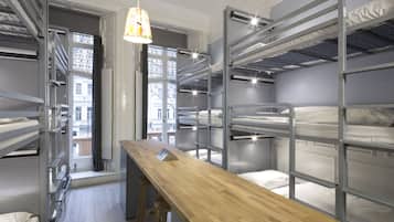 Bed in 12-Bed Mixed Dormitory Ensuite | Blackout drapes, soundproofing, iron/ironing board, free WiFi