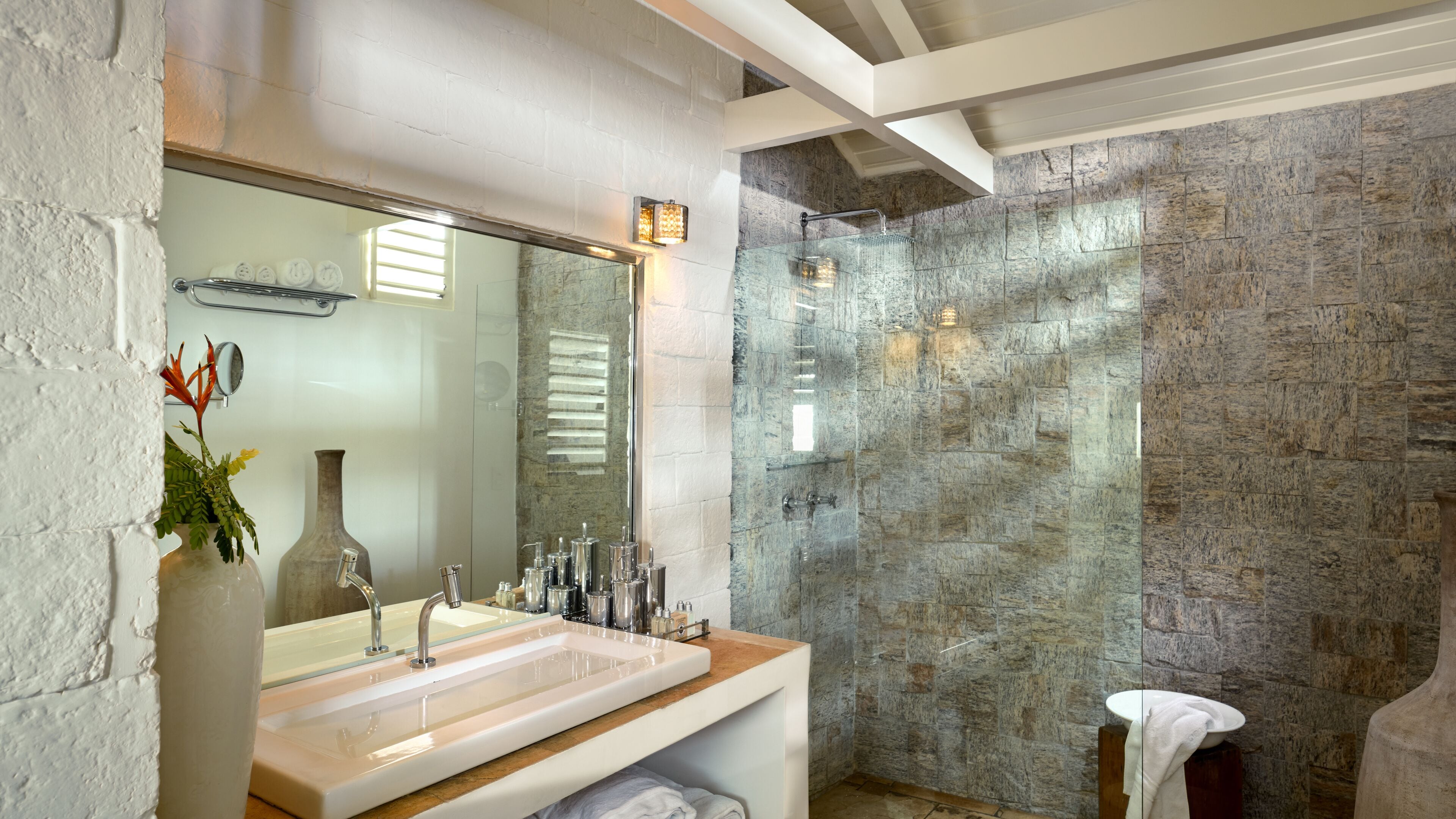 hair dryer, dressing gowns, towels, soap