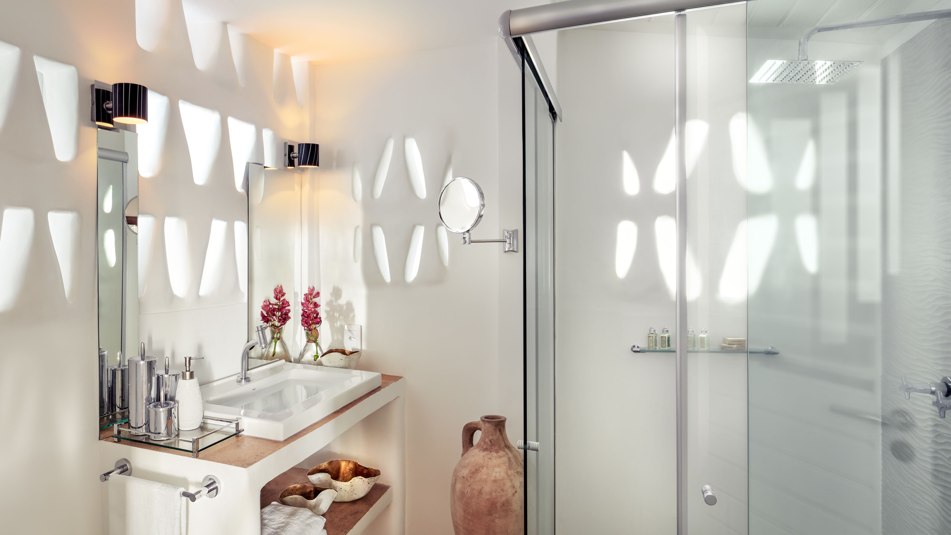 hair dryer, dressing gowns, towels, soap