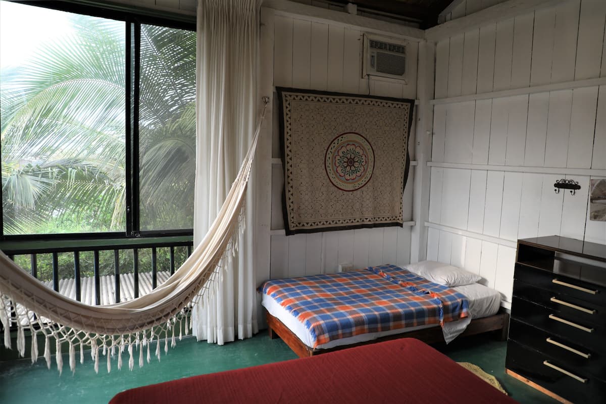 Bungalow, uitzicht op tuin (Room #7) | 1 slaapkamer, individueel gedecoreerd, individueel gemeubileerd