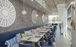 Breakfast, lunch and dinner served