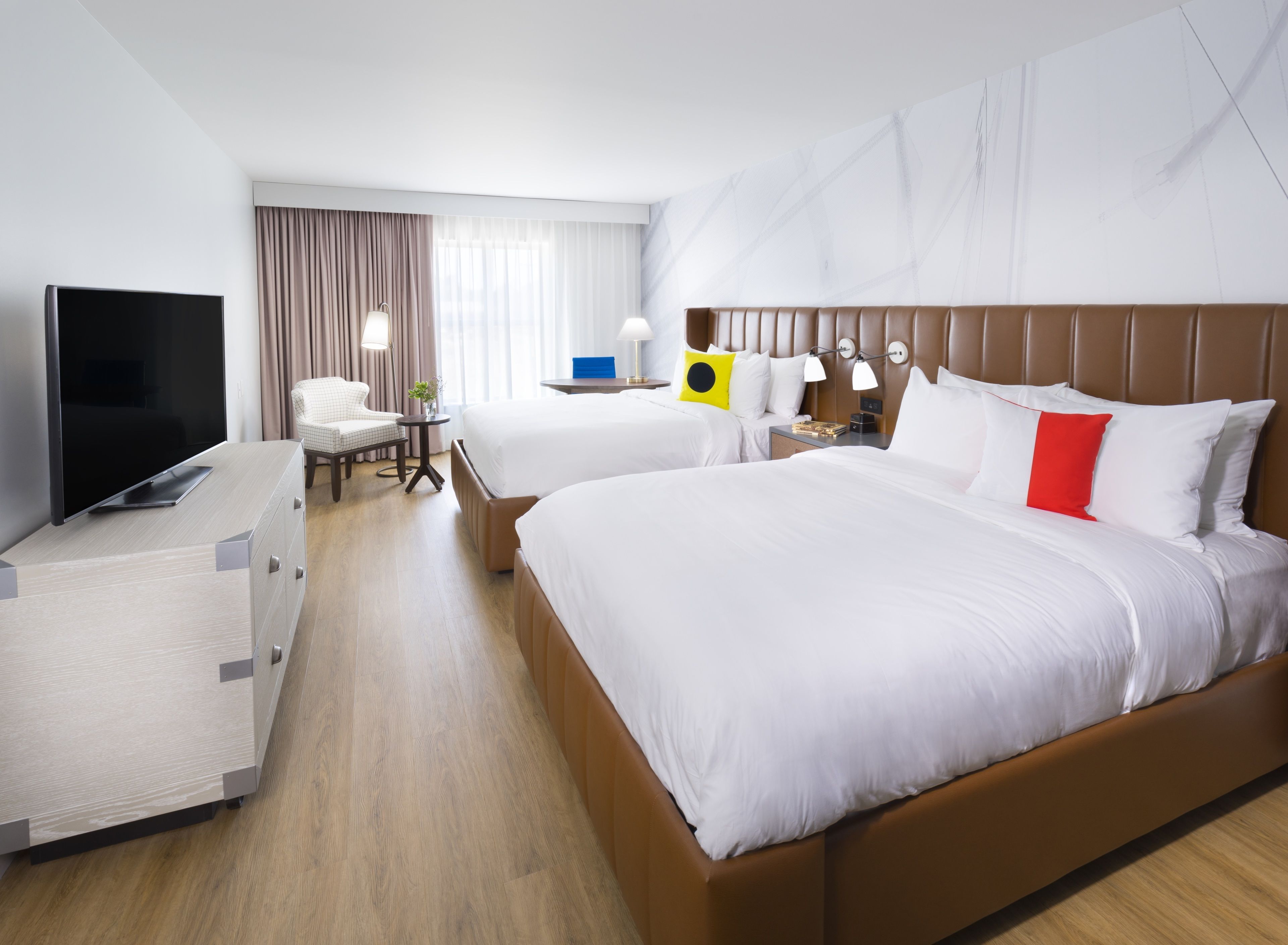 Egyptian cotton sheets, premium bedding, pillow-top beds, in-room safe