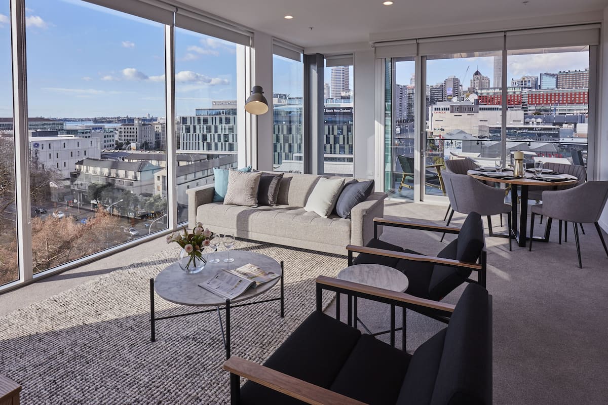 One Bedroom Swiss-SuperSuite | Living area | 50-inch LCD TV with digital channels, TV
