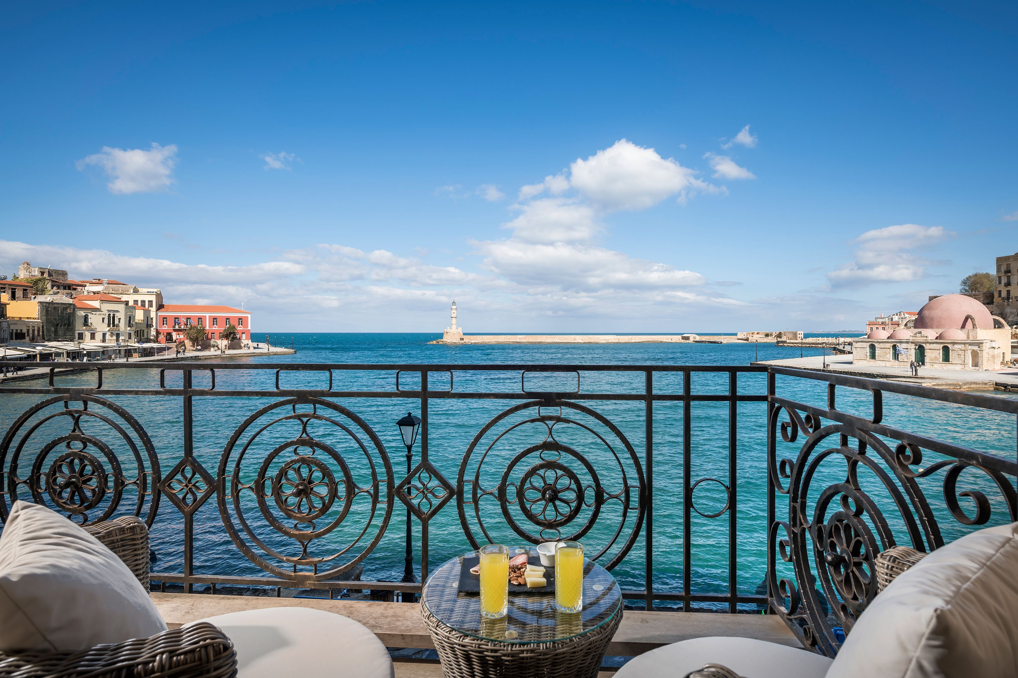 Superior Suite, Balcony, Sea View (with Heated Private Plunge Pool) | Egyptian cotton sheets, premium bedding, free minibar, in-room safe