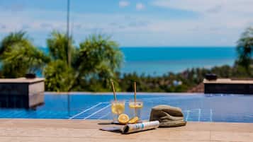 Comfort Villa, 3 Bedrooms, Partial Sea View | Terrace/patio