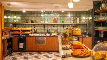 Daily buffet breakfast (EUR 23 per person)