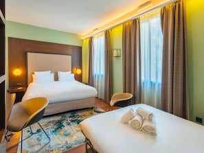 Family Room, 1 Double Bed with Sofa bed | Premium bedding, minibar, in-room safe, desk