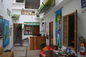 Interior entrance