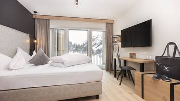 Doppelzimmer (Moos) | Allergikerbettwaren, Zimmersafe, Schreibtisch, schallisolierte Zimmer