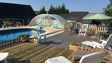 Udendørs pool, opvarmet pool