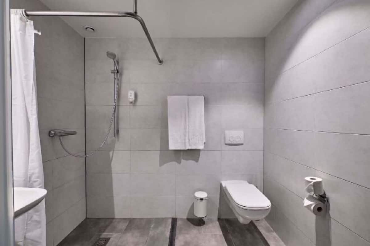 Bagno | Doccia, set di cortesia gratuito, asciugacapelli, asciugamani