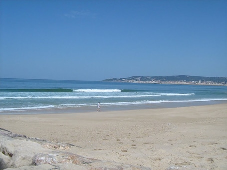 En la playa