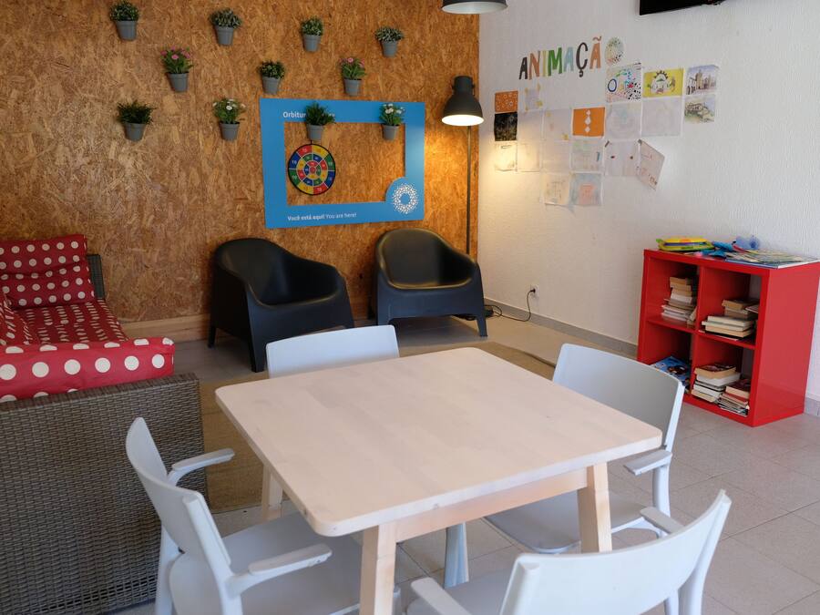 Sitteområde i lobbyen