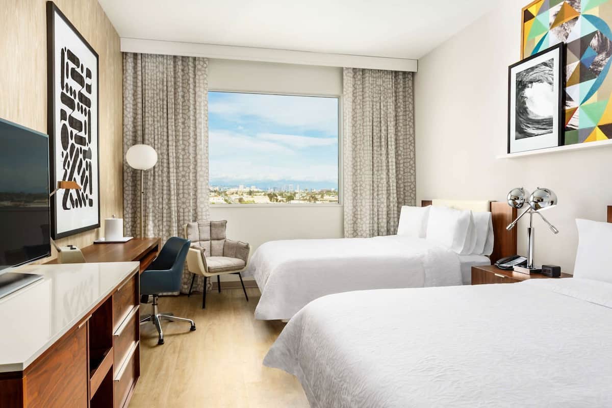 In-room safe, desk, laptop workspace, blackout drapes