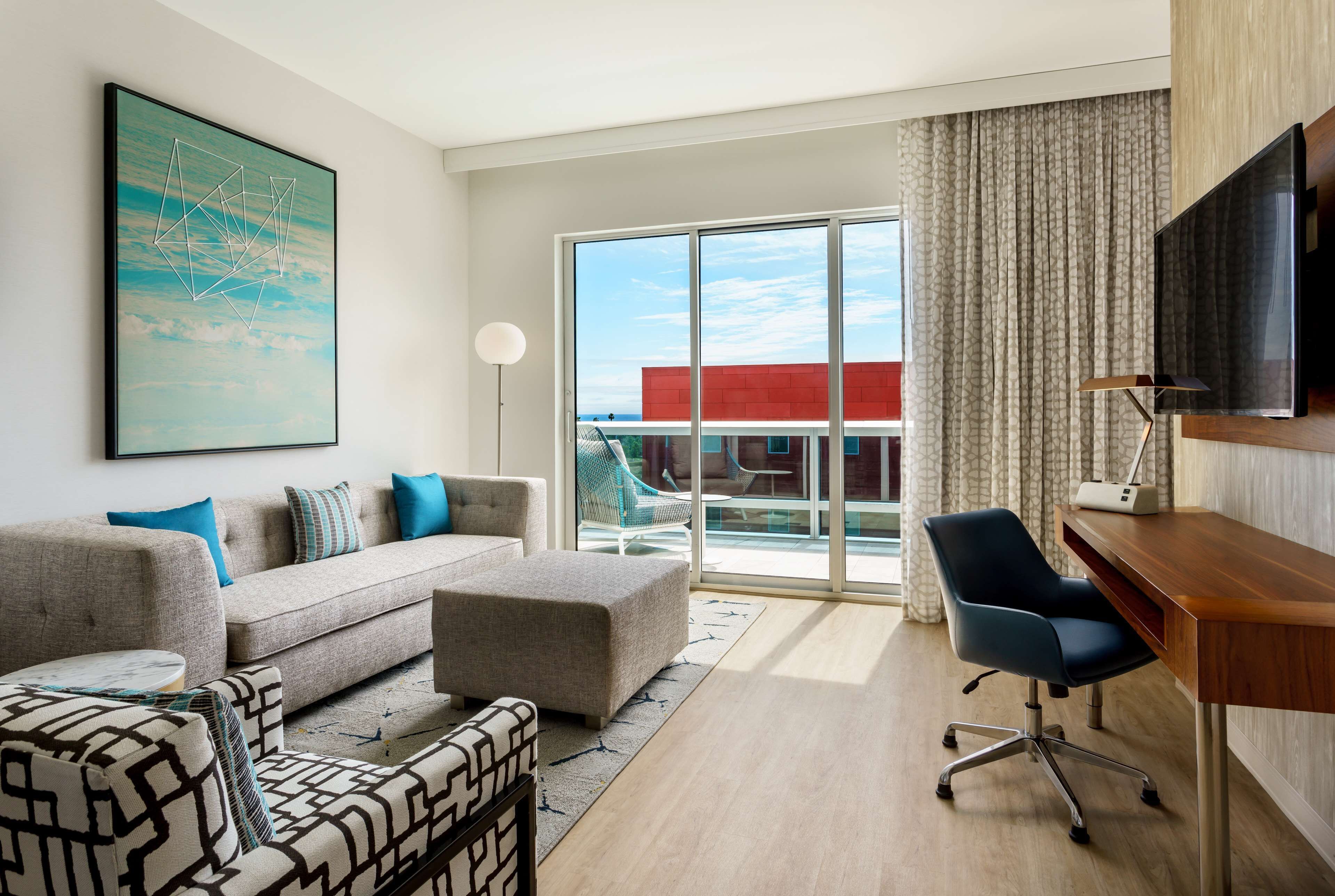 studio, 1 king bed, non smoking (larger) | living area | 50-inch lcd tv with premium tv channels, tv