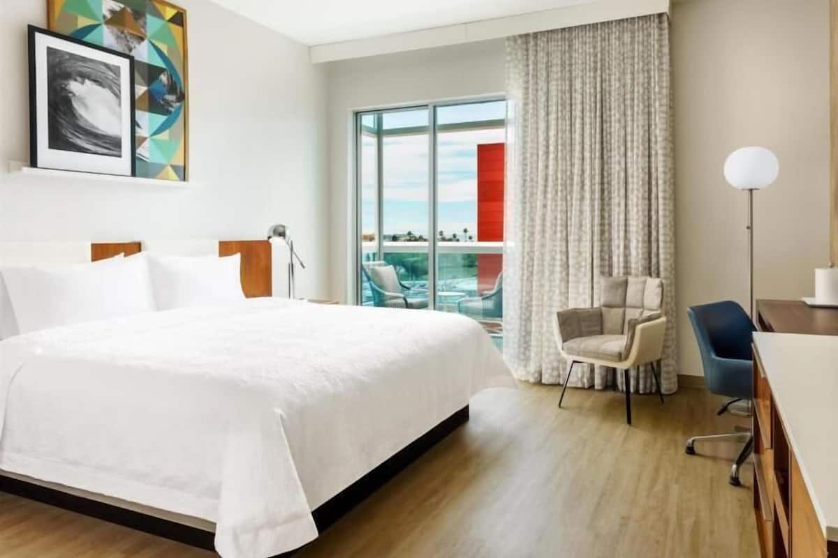 In-room safe, desk, laptop workspace, blackout drapes