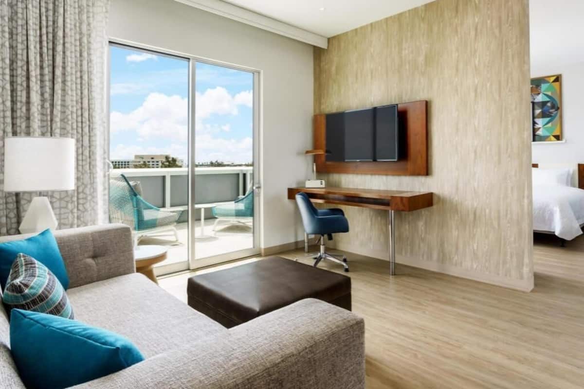 50-inch LCD TV with premium channels, TV