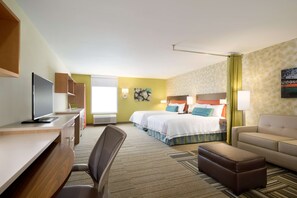 Hypo-allergenic bedding, in-room safe, desk, blackout drapes