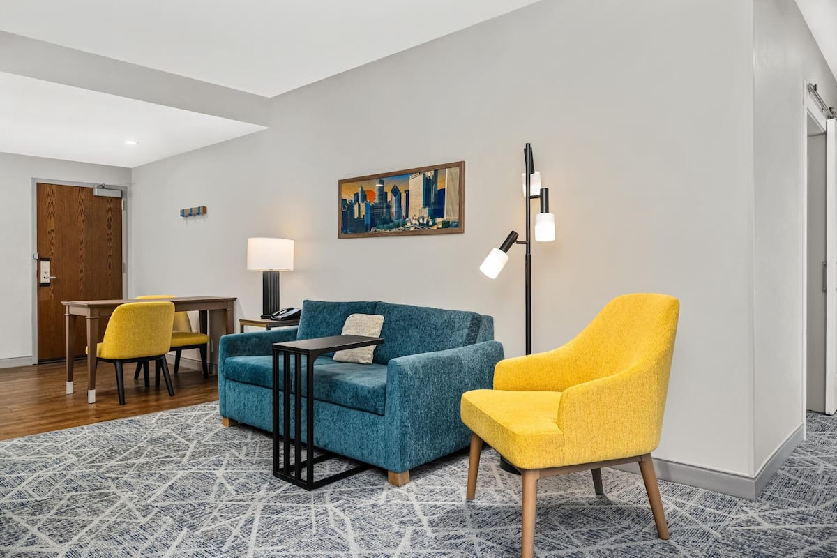 Televisión de pantalla plana de 42 pulgadas con canales premium