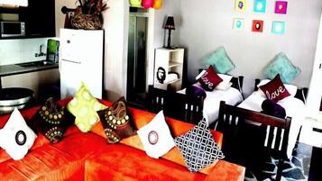 Chalet Keluarga, 1 kamar tidur | Ruang keluarga | TV layar datar