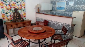 Opções para refeição no quarto