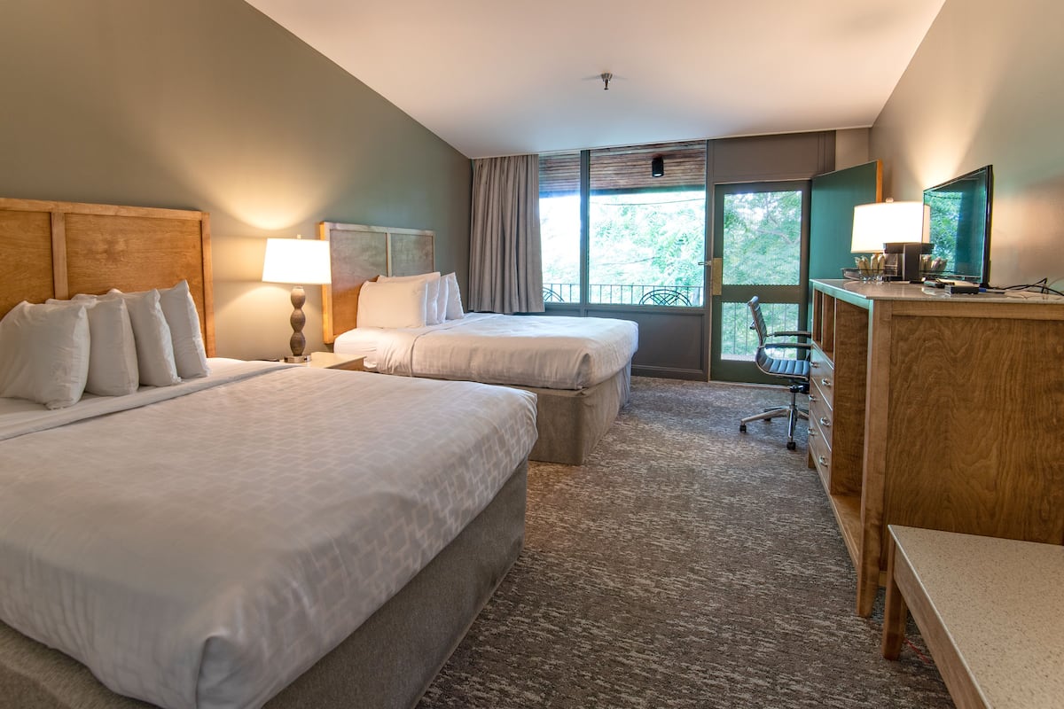 Room, 2 Queen Beds | Iron/ironing board, free WiFi, bed sheets