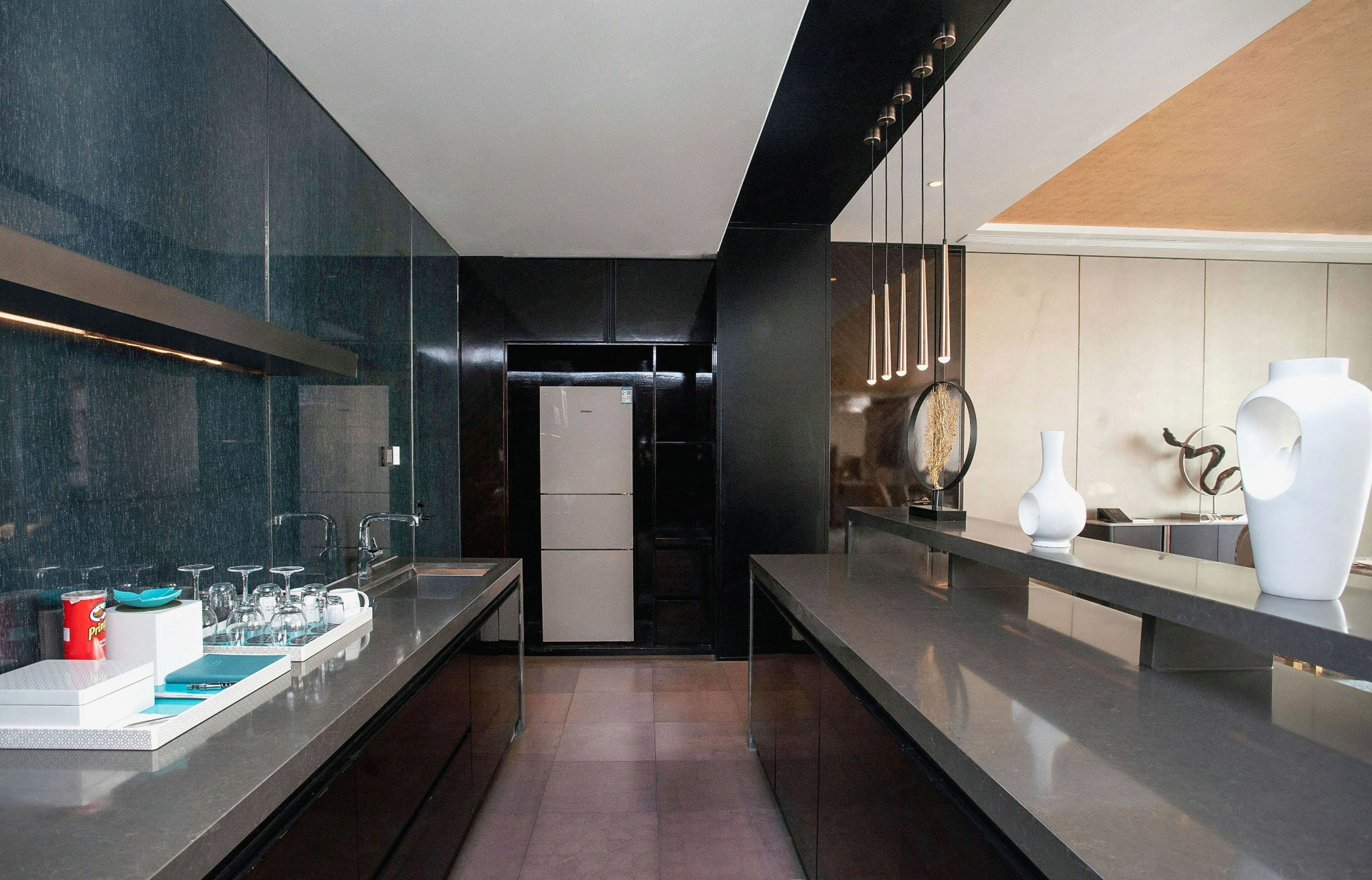 presidential suite, 1 king bed, lake view | private kitchen | espresso maker, electric kettle, high chair, cookware/dishes/utensils