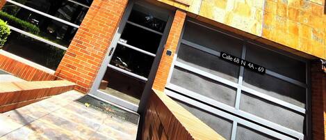 Fassade der Unterkunft