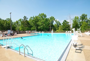 Seasonal outdoor pool