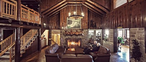 Sitteområde i lobbyen