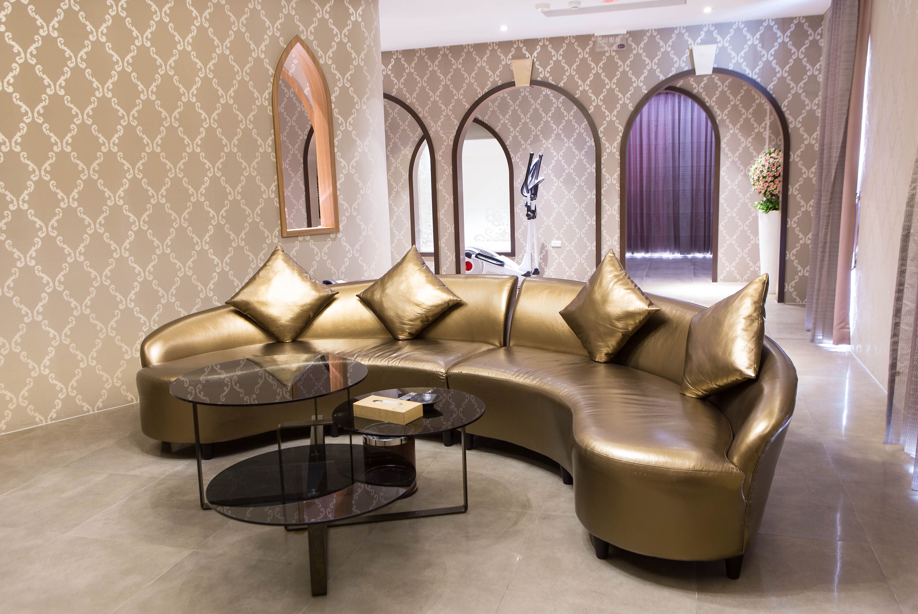 vip suite check in time starts from 6pm | living area | 42-inch tv with digital channels