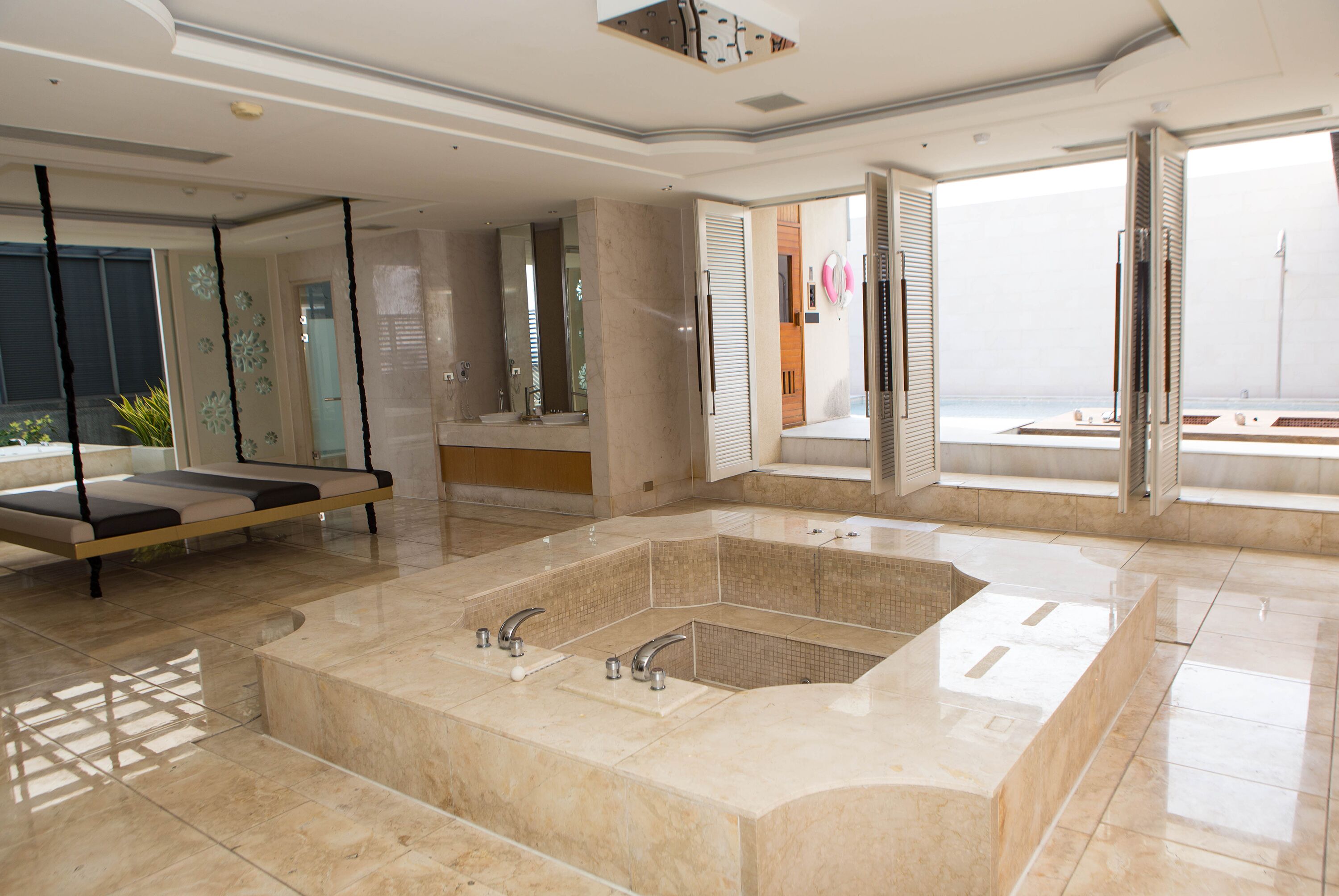 presidential suite (check in time starts from 6pm) | bathroom | separate bathtub and shower, free toiletries, hair dryer, slippers