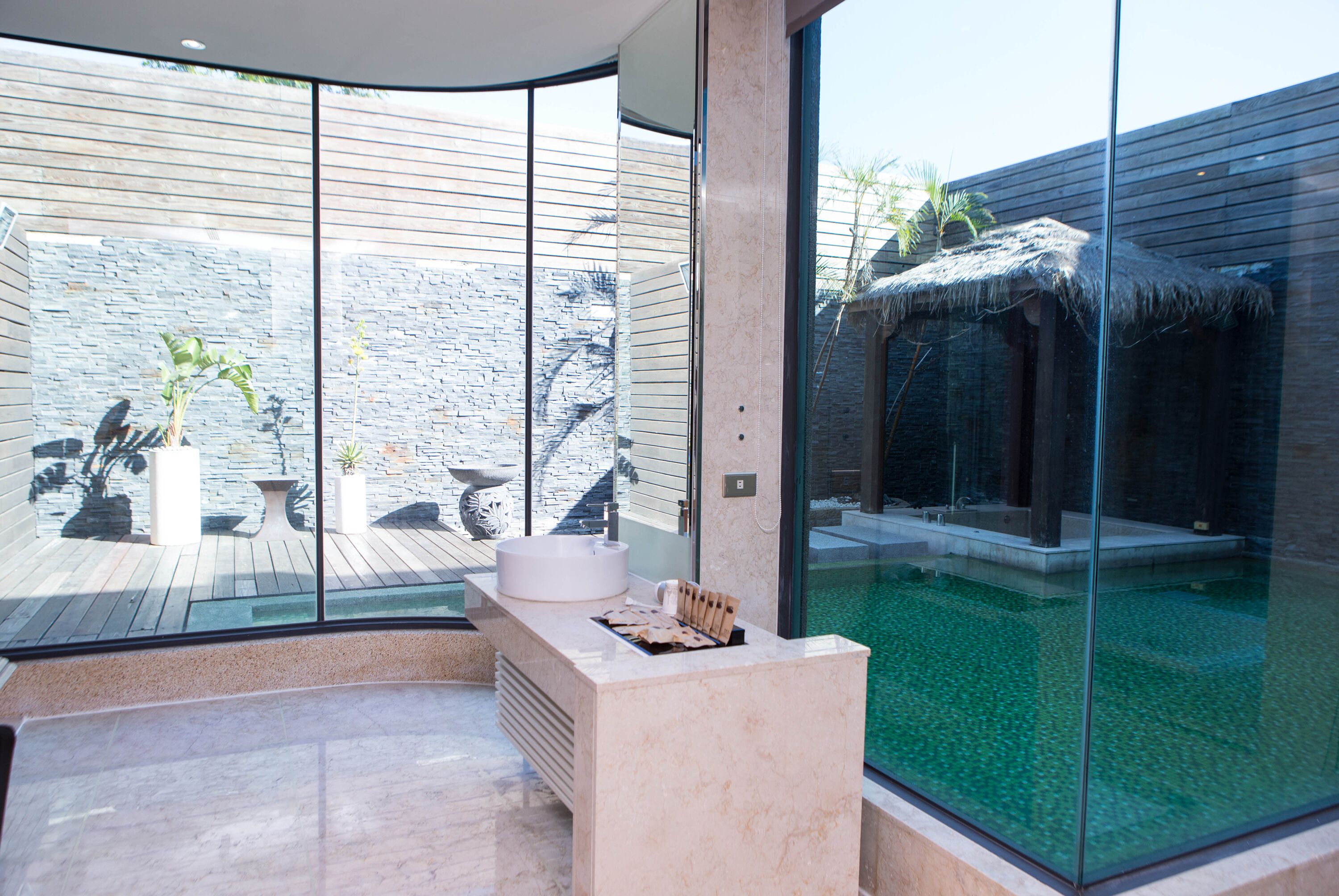 flagship suite (check in time starts from 6pm) | bathroom | separate bathtub and shower, free toiletries, hair dryer, slippers