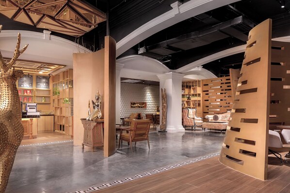 Zona de estar del vestíbulo