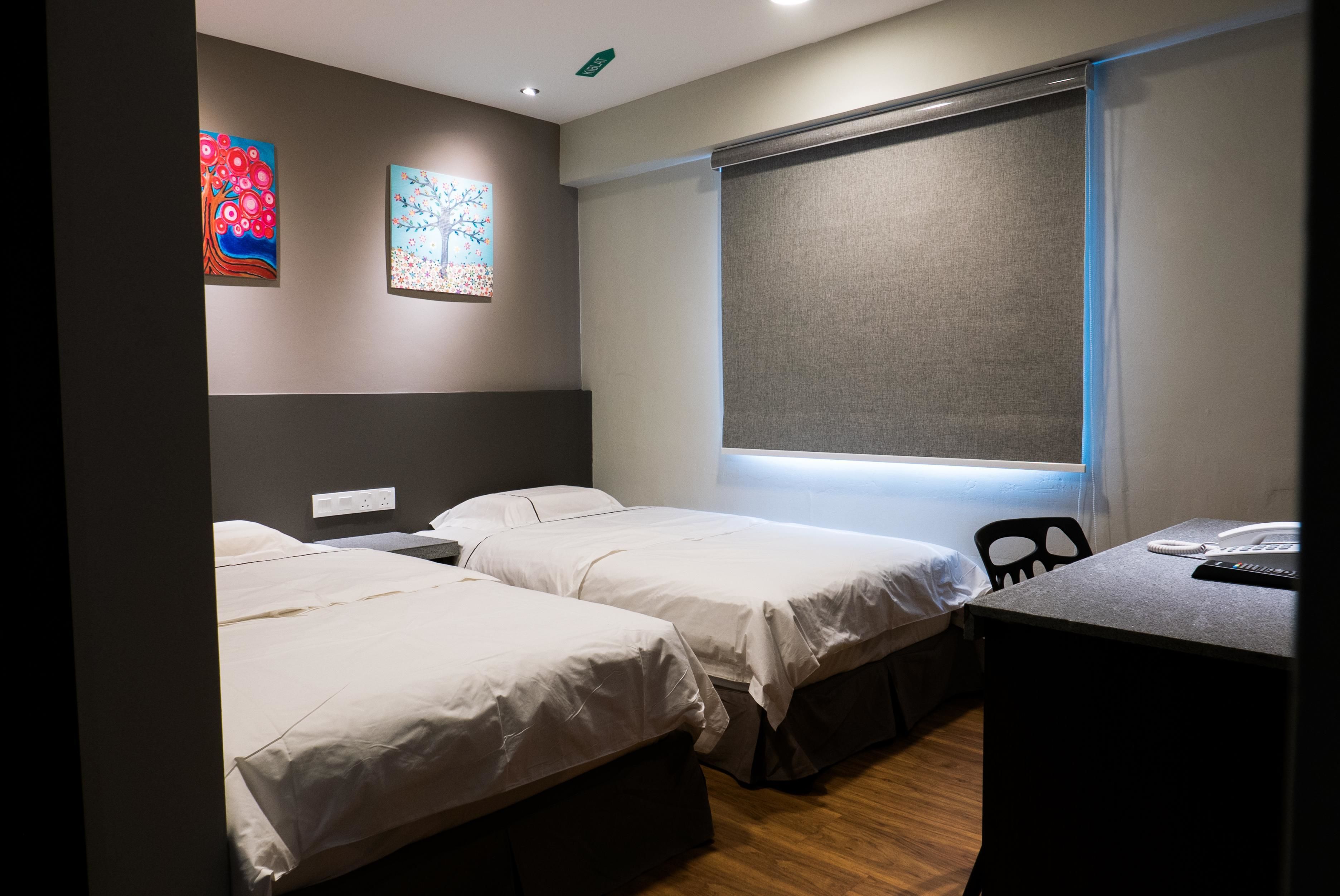 双床房 | 办公桌、熨斗/熨板、免费 WiFi