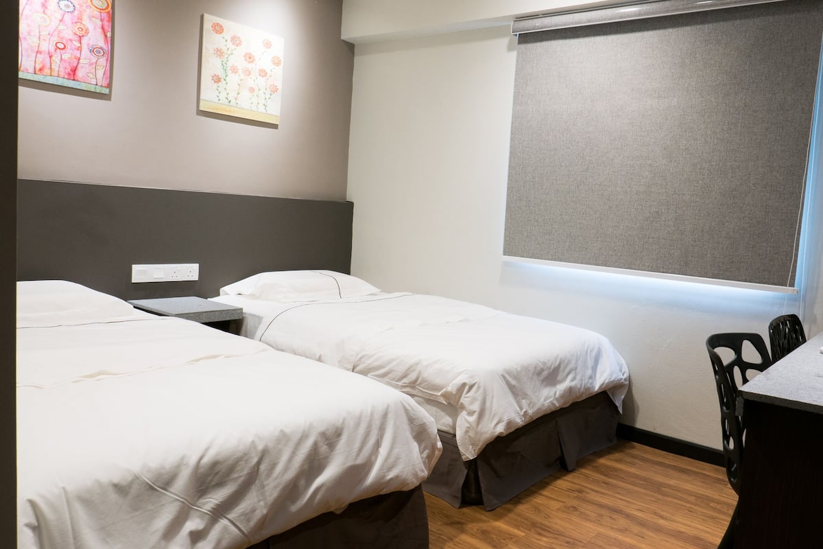 Twin kamer | Kameruitzicht